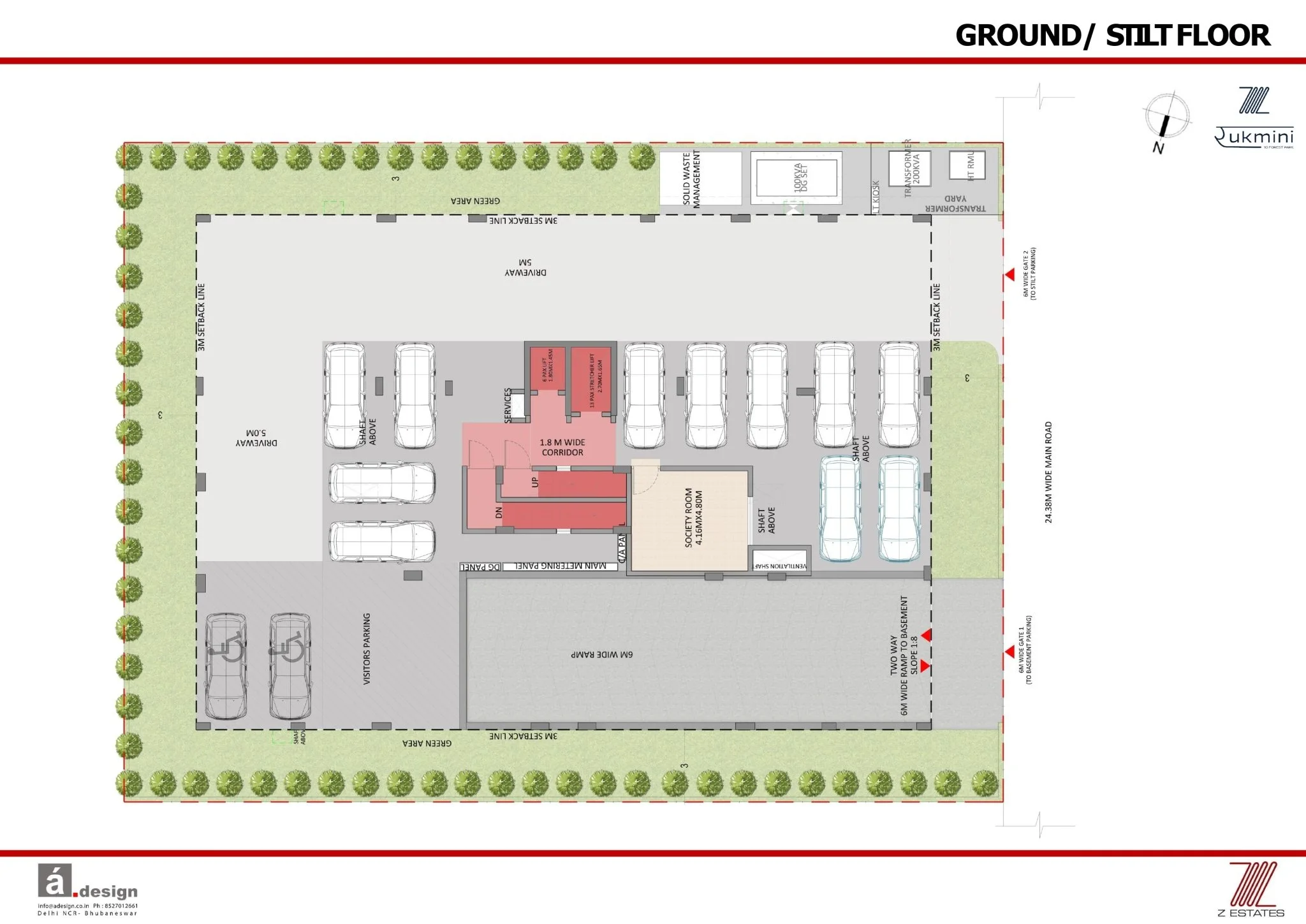 Z Rukmini Apartment | Forest Park view 2
