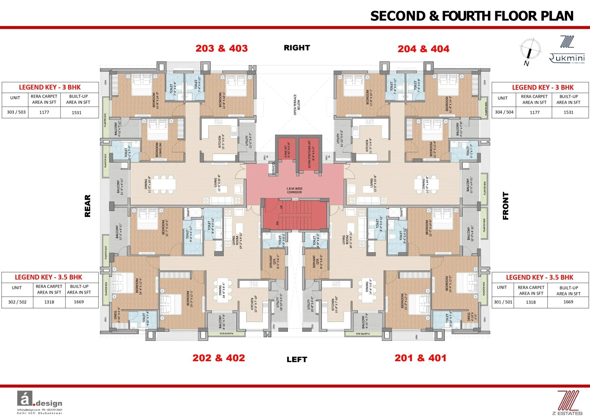 Z Rukmini Apartment | Forest Park view 4