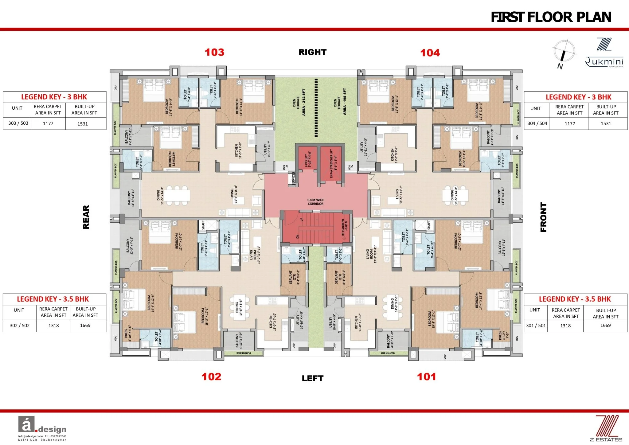 Z Rukmini Apartment | Forest Park view 3
